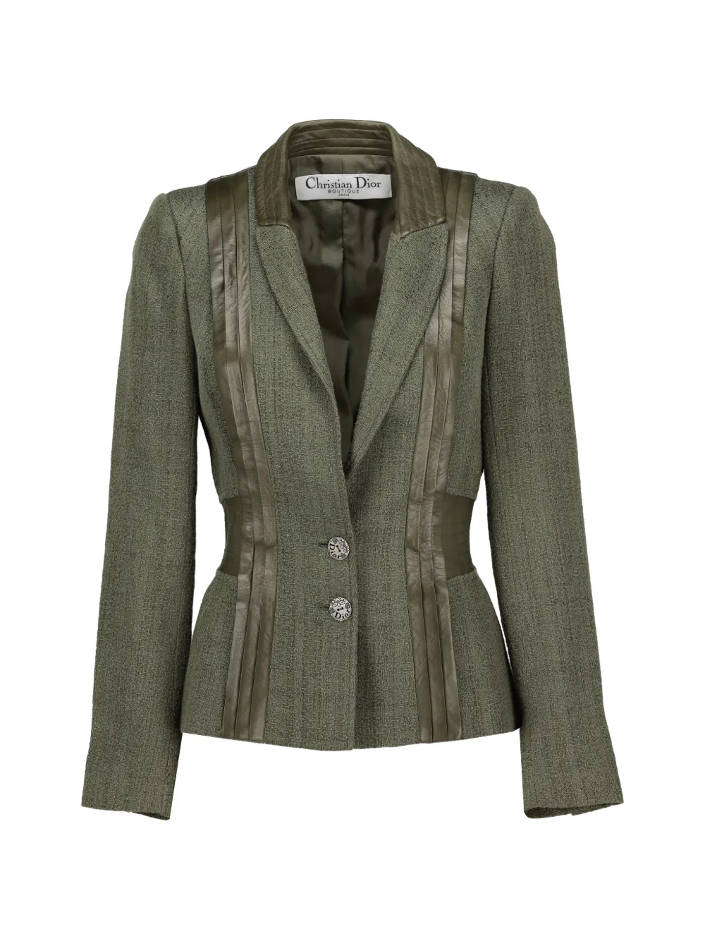 Christian Dior Pre-Owned button-up blazer - Verde