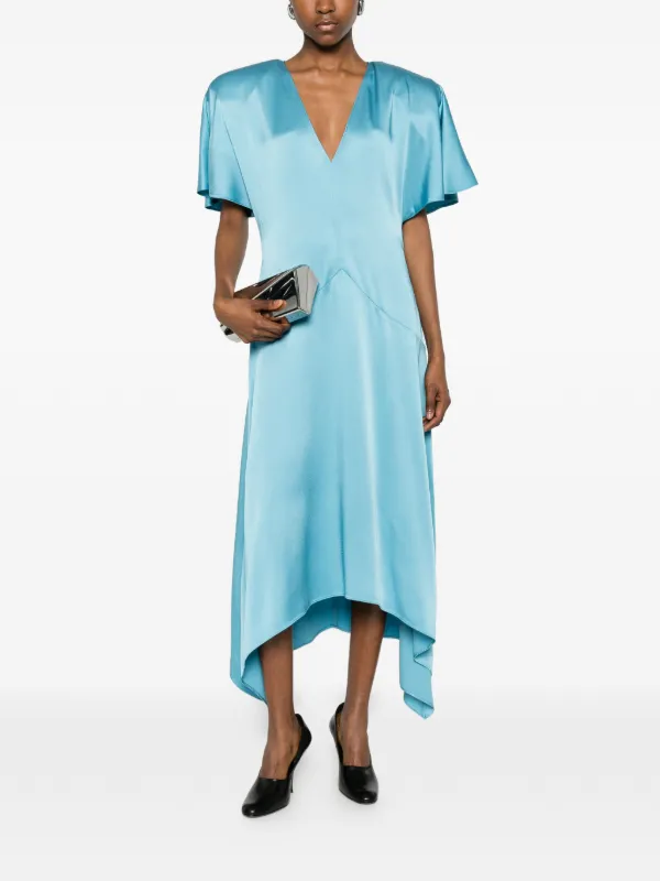 tiffany blue chiffon bridesmaid dresses Made in USA Infinity Dress Convertible Dress Midi Dress Curvy Bodycon oa240708014 Color:Berry Botanical This beautiful