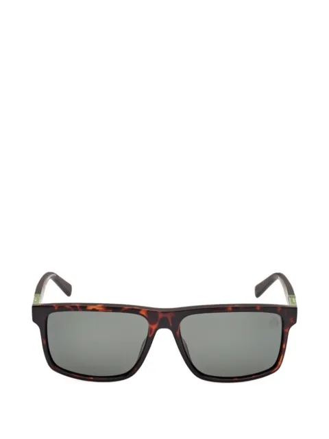 Timberland tortoiseshell-effect rectangle-frame sunglasses