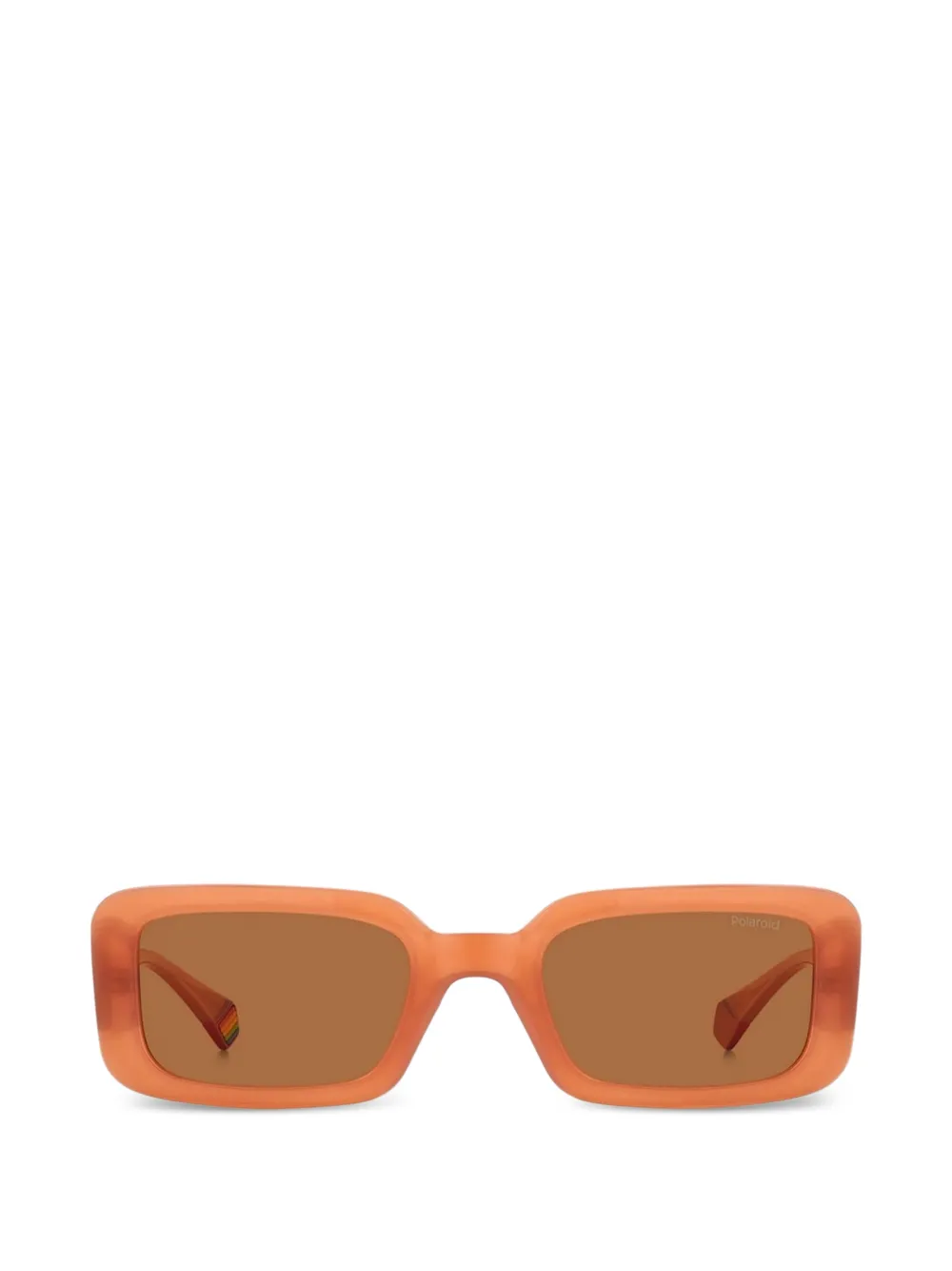 Polaroid - Óculos de sol retangular polarizado - mulher - acetato - 52 - Laranja