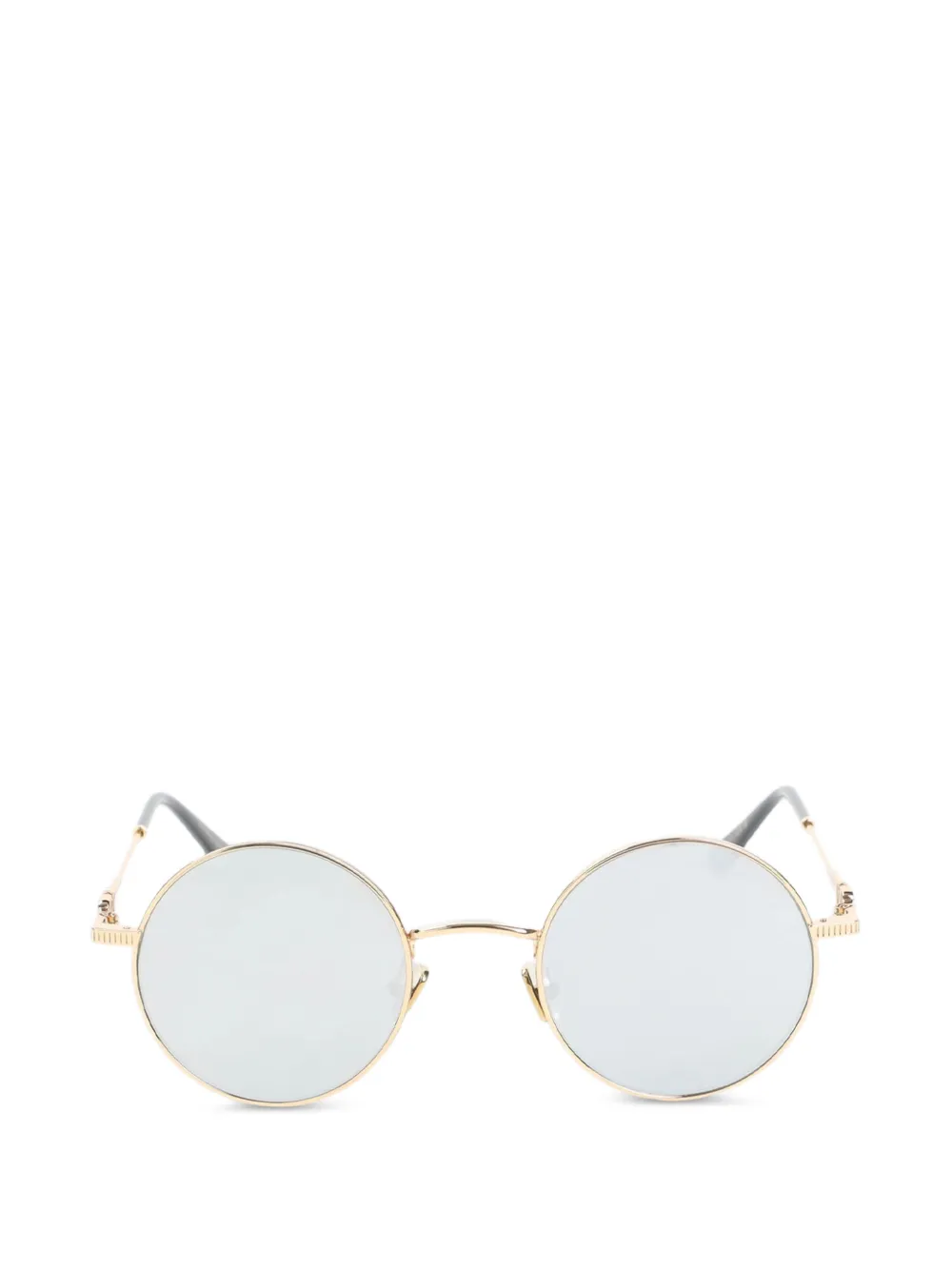 Valentino Garavani VLogo round-frame sunglasses - Gold