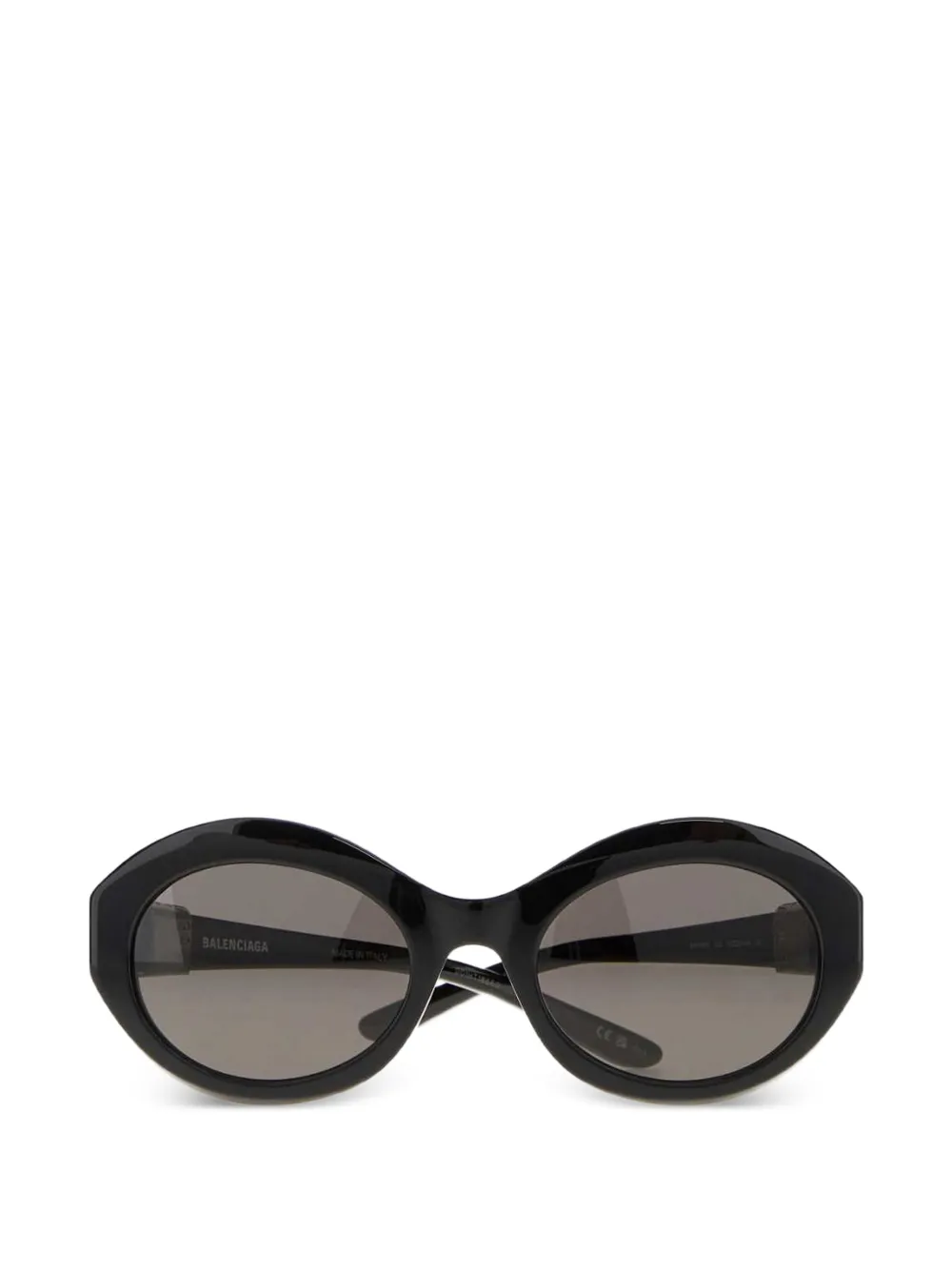 Balenciaga Klub Round sunglasses - Schwarz