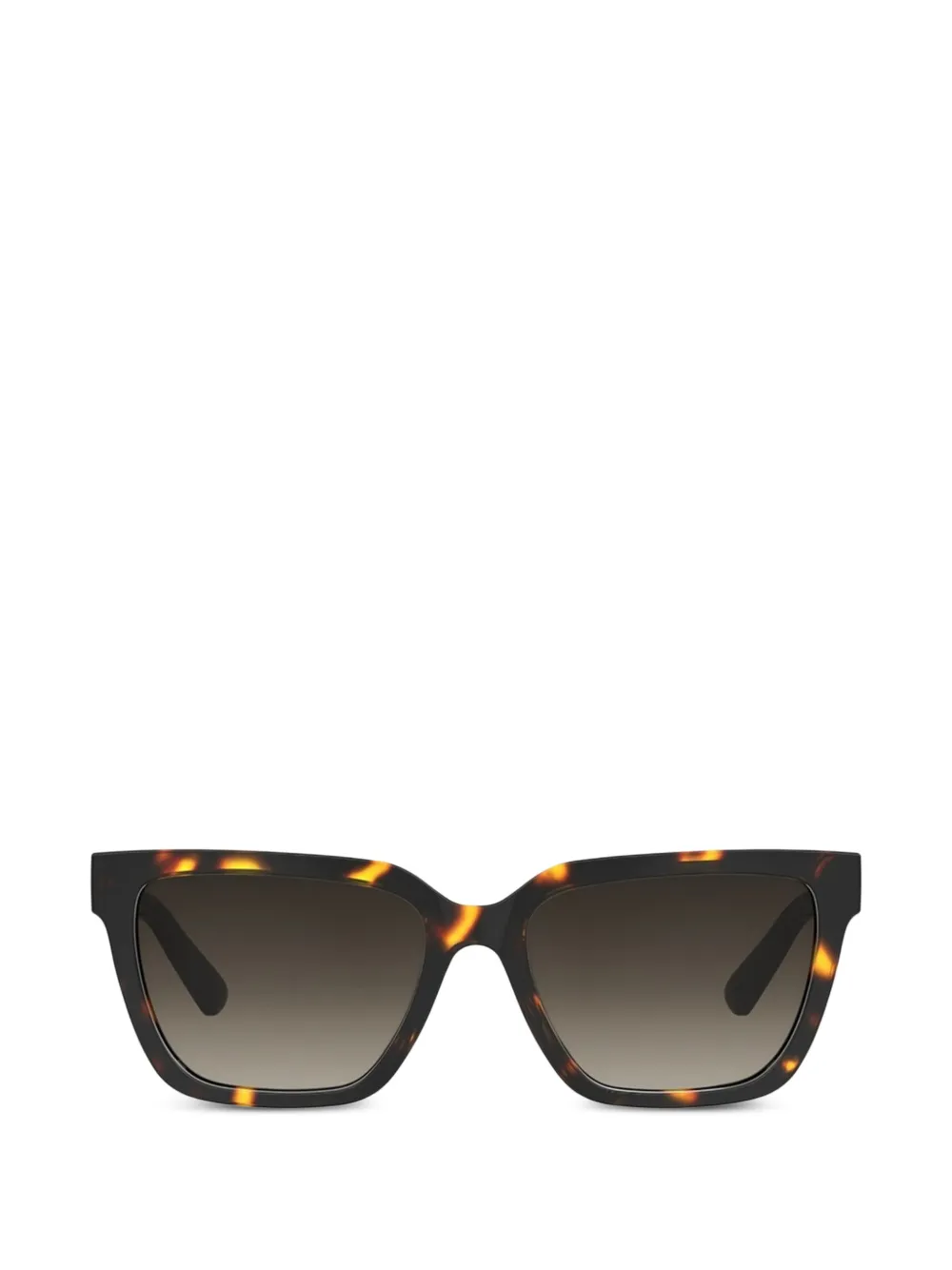 Love Moschino tortoiseshell-effect square-frame sunglasses - Braun
