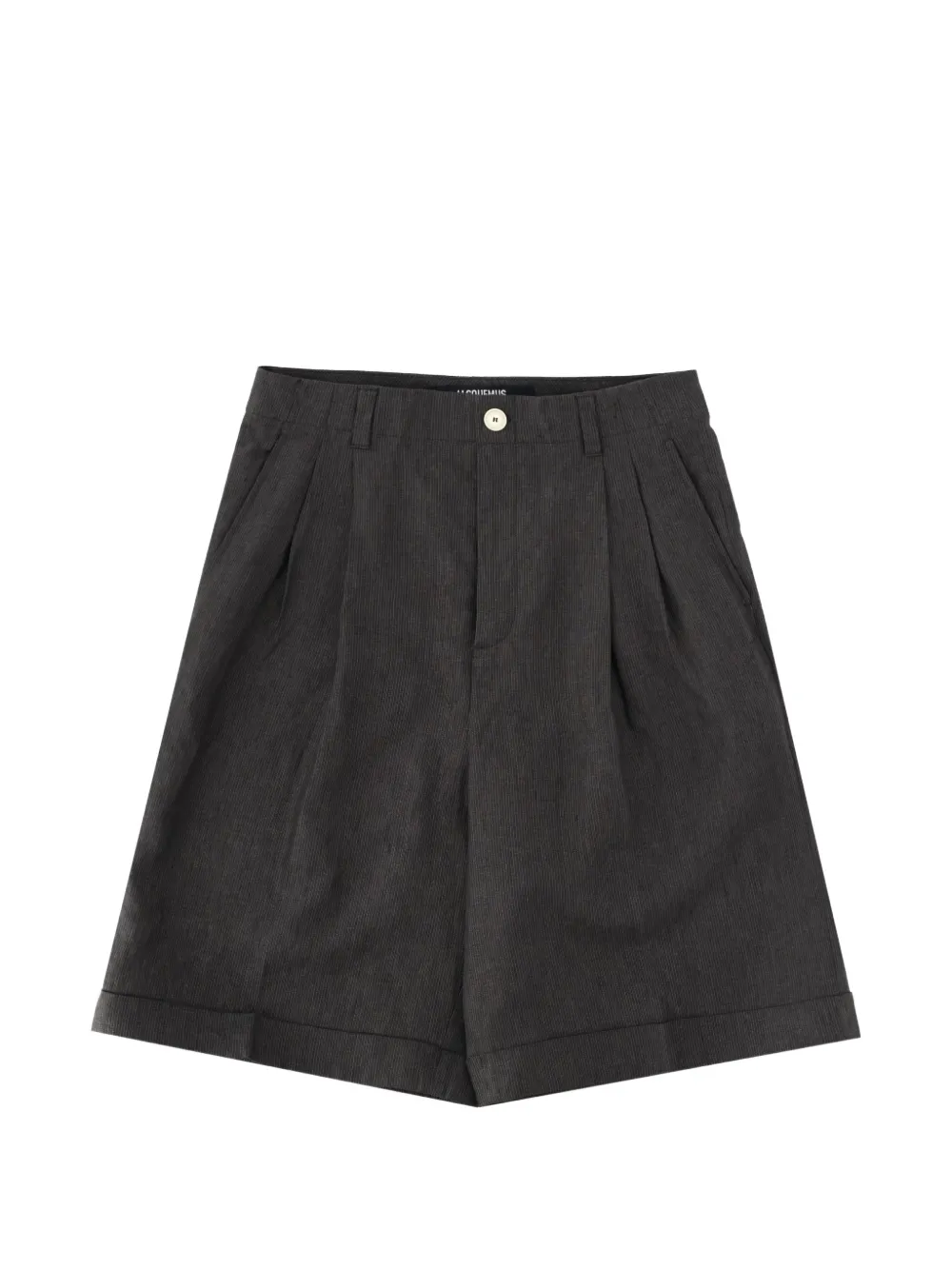Jacquemus Le Pastro pleated shorts - Grigio