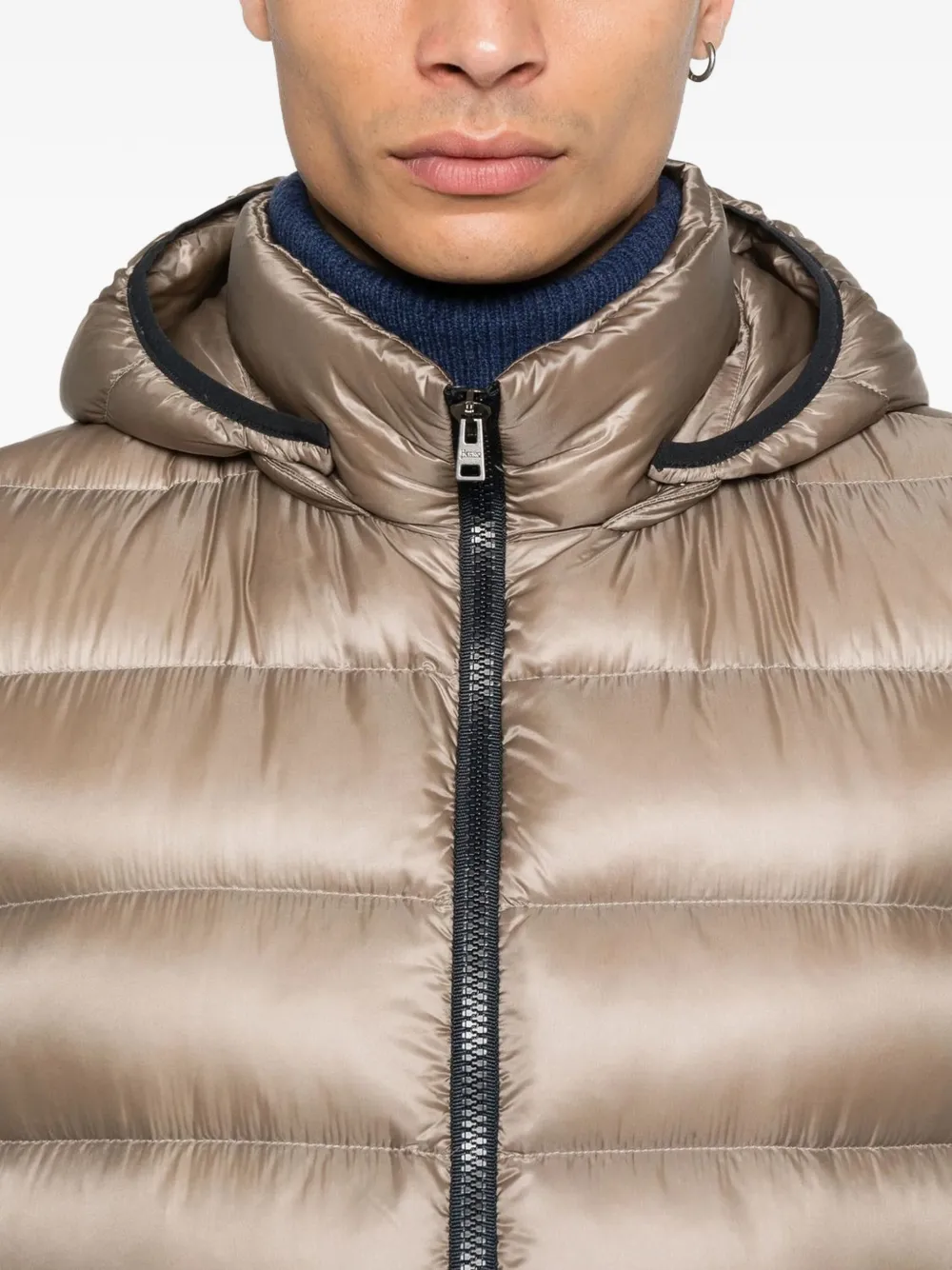 Herno Bodywarmer met capuchon Beige