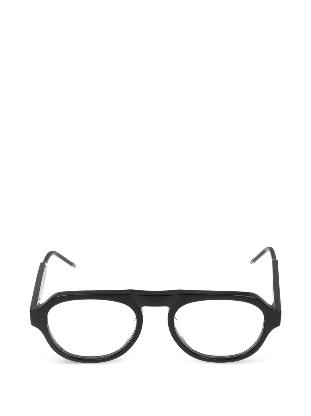 Thom Browne geometric-frame glasses - Schwarz