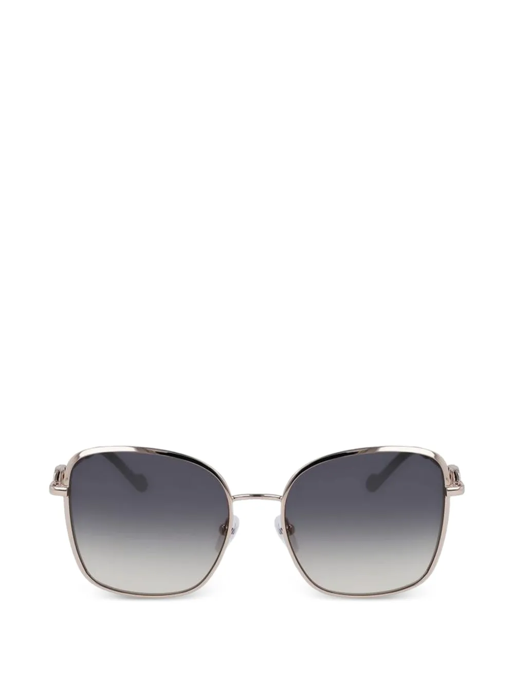 LIU JO gradient-lens square-frame sunglasses - Gold
