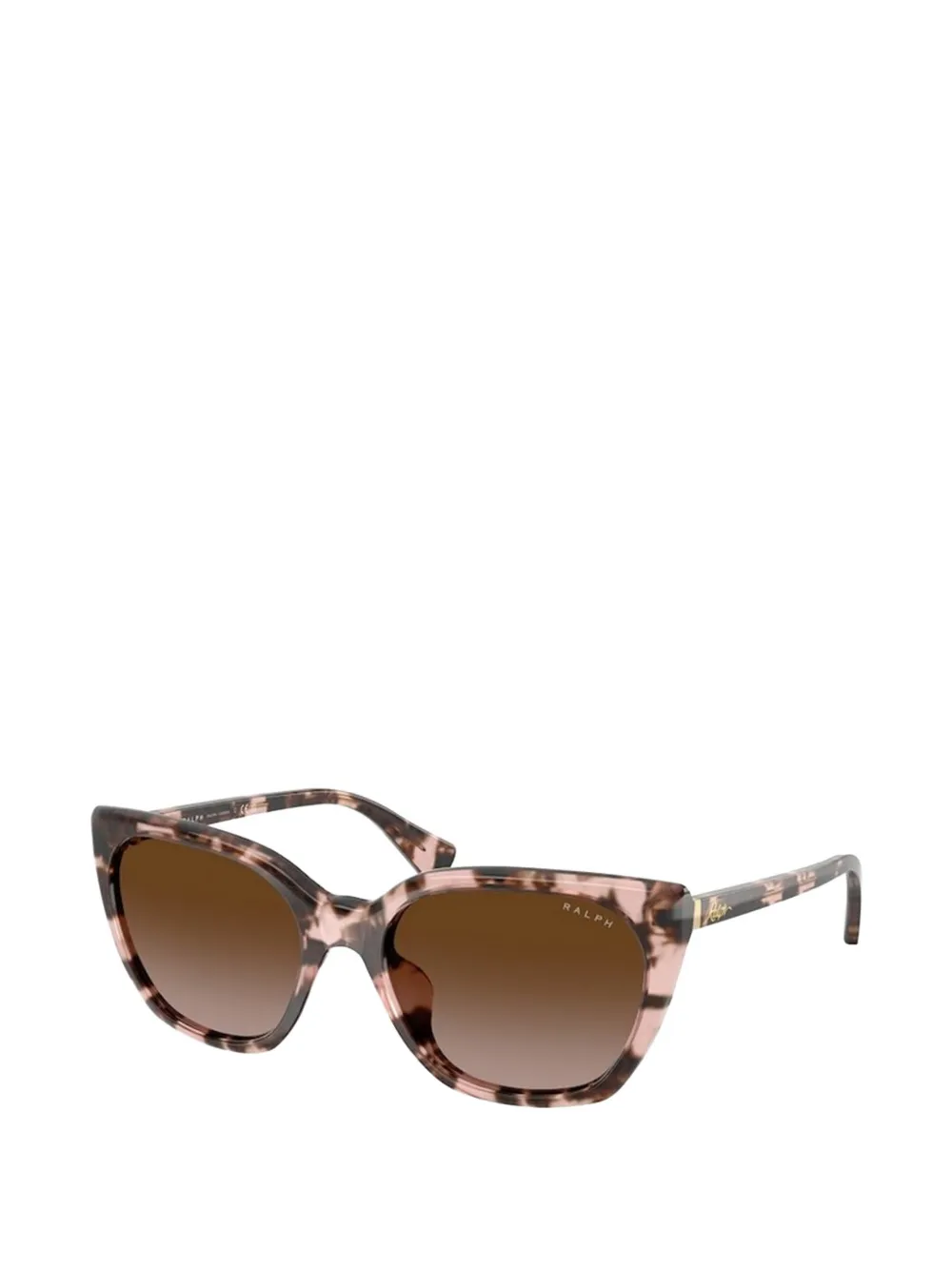 POLO RALPH LAUREN EYEWEAR Zonnebril met schildpadschild-design Roze