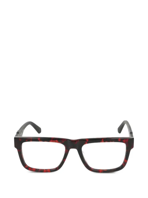 Calvin Klein Jeans lentes con armazón rectangular estilo carey