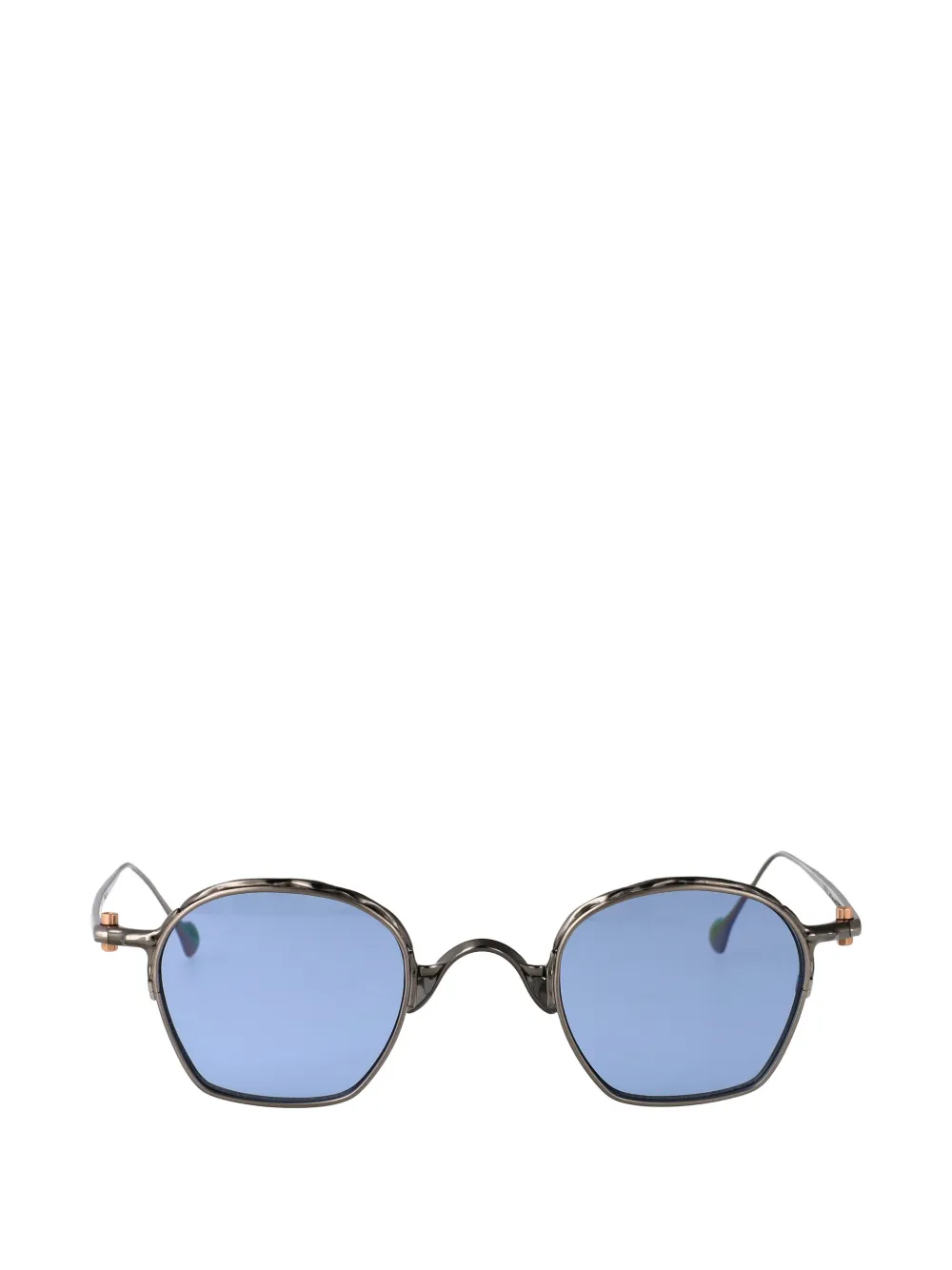 Yohji Yamamoto geometric-frame sunglasses - Grigio