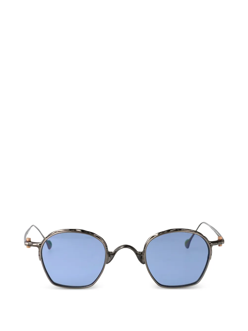 Yohji Yamamoto geometric-frame sunglasses - Grigio