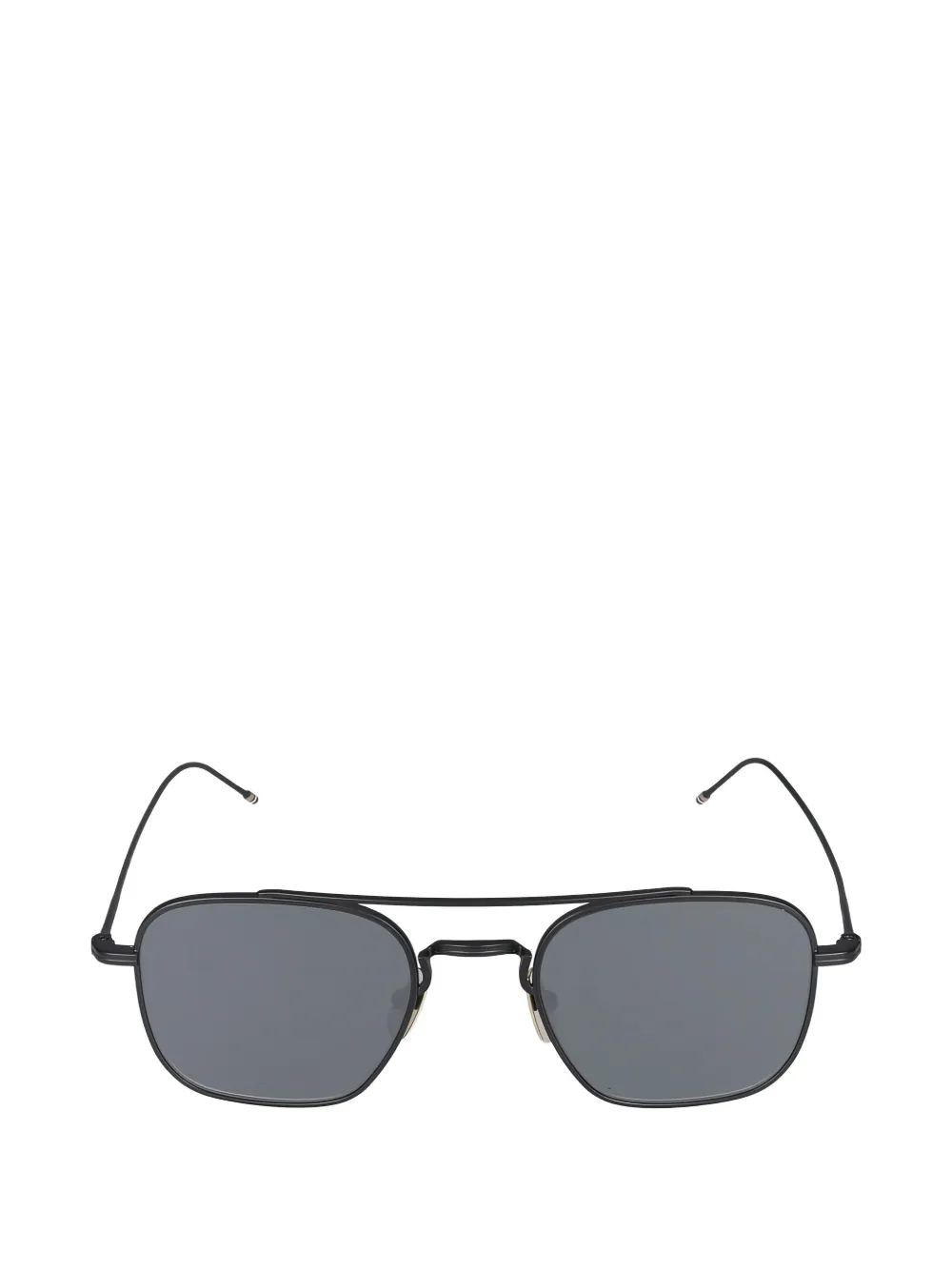 Thom Browne square aviator sunglasses - Nero