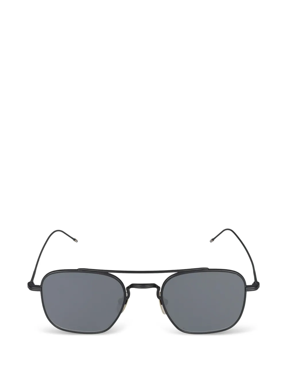 Thom Browne square aviator sunglasses - Nero