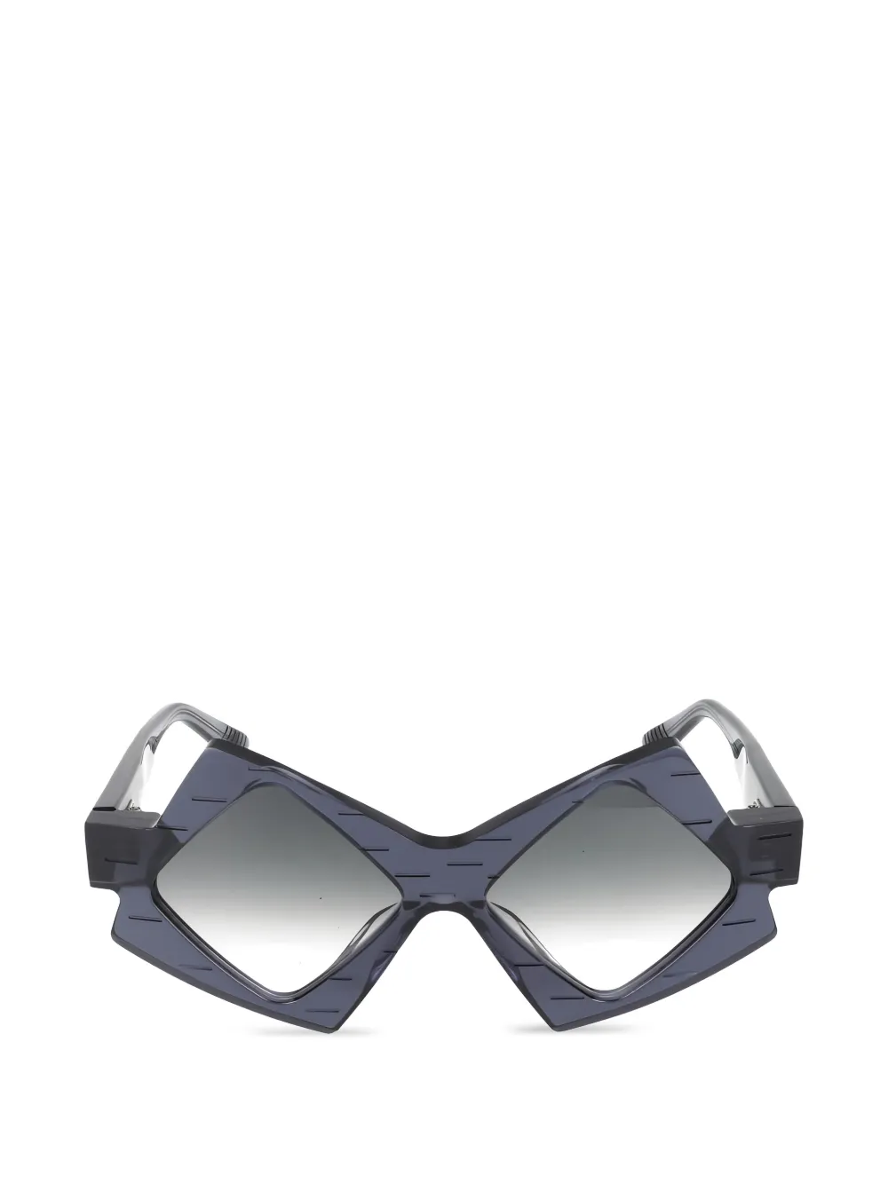 Yohji Yamamoto geometric-frame sunglasses - Grigio