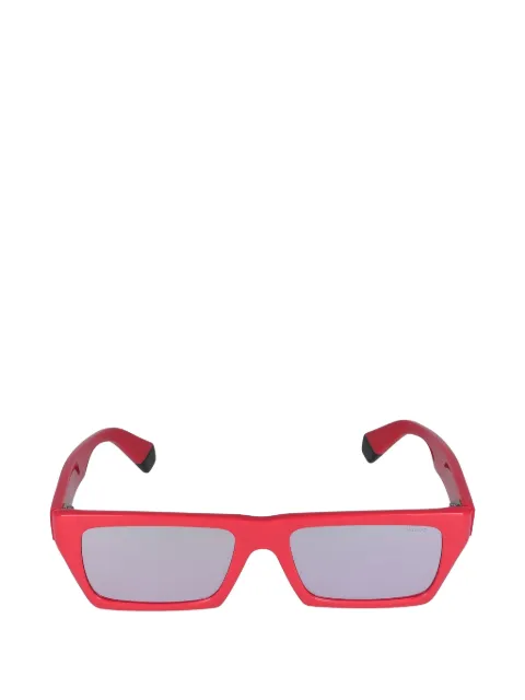 Polaroid rectangle-frame sunglasses