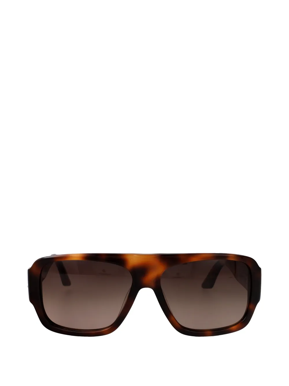 Gcds Navigator-frame Sunglasses In Brown