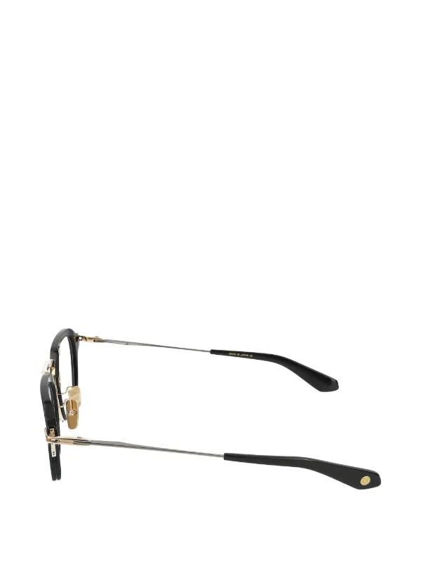 Dita Eyewear Aegeus geometric-frame Glasses | Black | FARFETCH KW