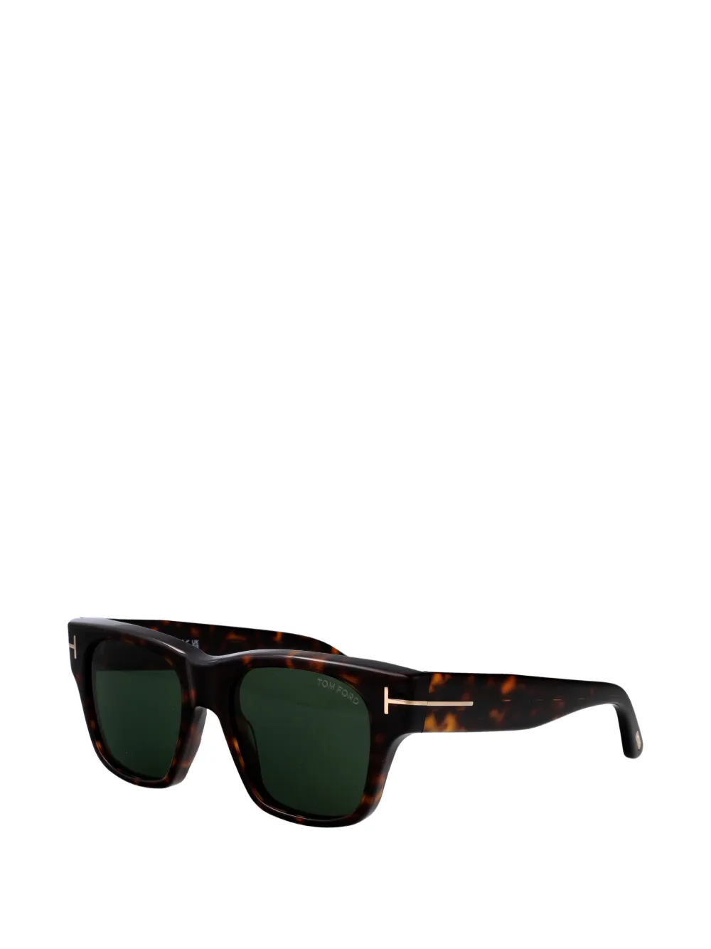 TOM FORD Eyewear Caine zonnebril met vierkant montuur Bruin