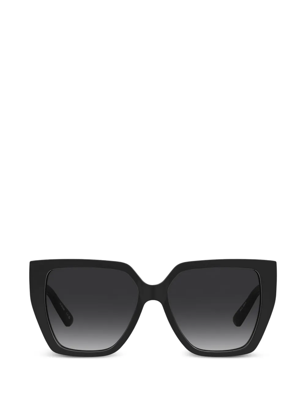 Love Moschino geometric-frame sunglasses - Nero