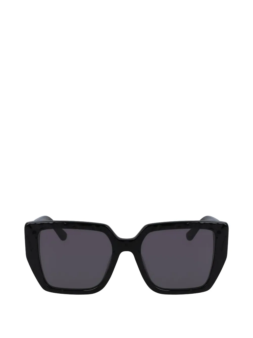 Karl Lagerfeld patterned square-frame sunglasses - Schwarz
