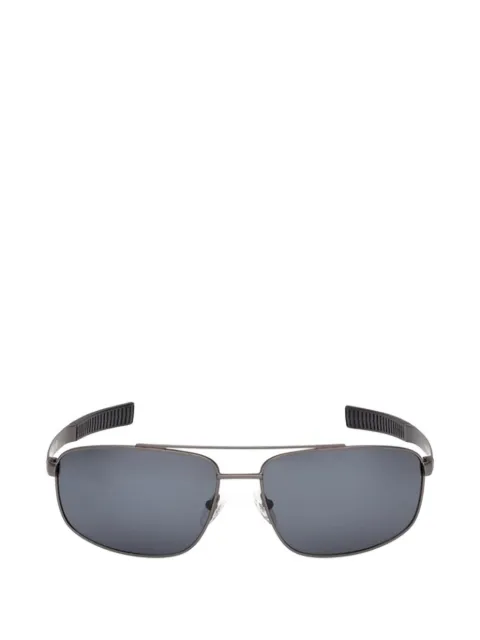 Timberland matte-finish rectangle-frame sunglasses