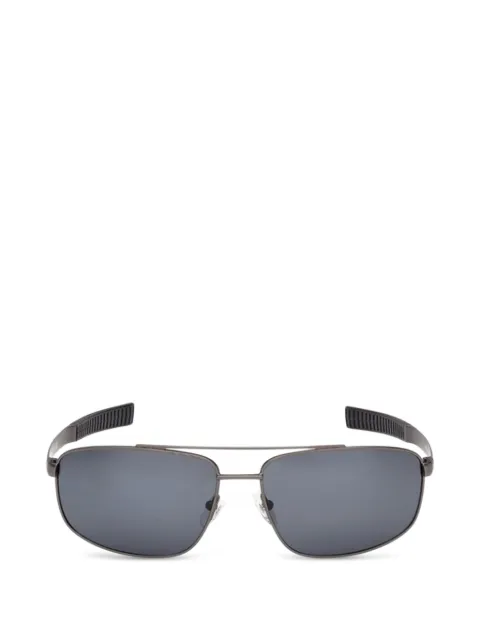 Timberland matte-finish rectangle-frame sunglasses