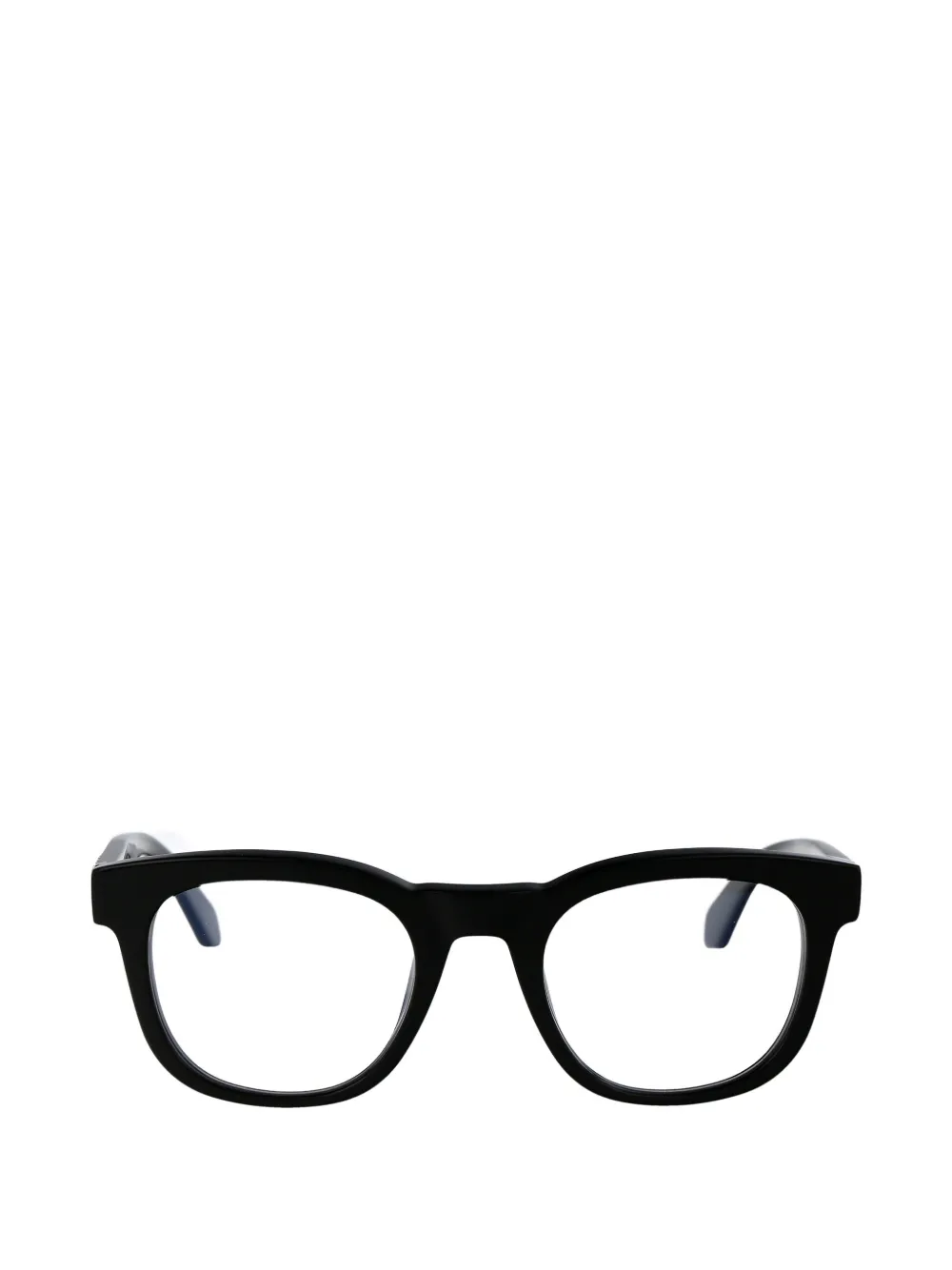 Off-White Eyewear logo-lettering square-frame glasses - Nero