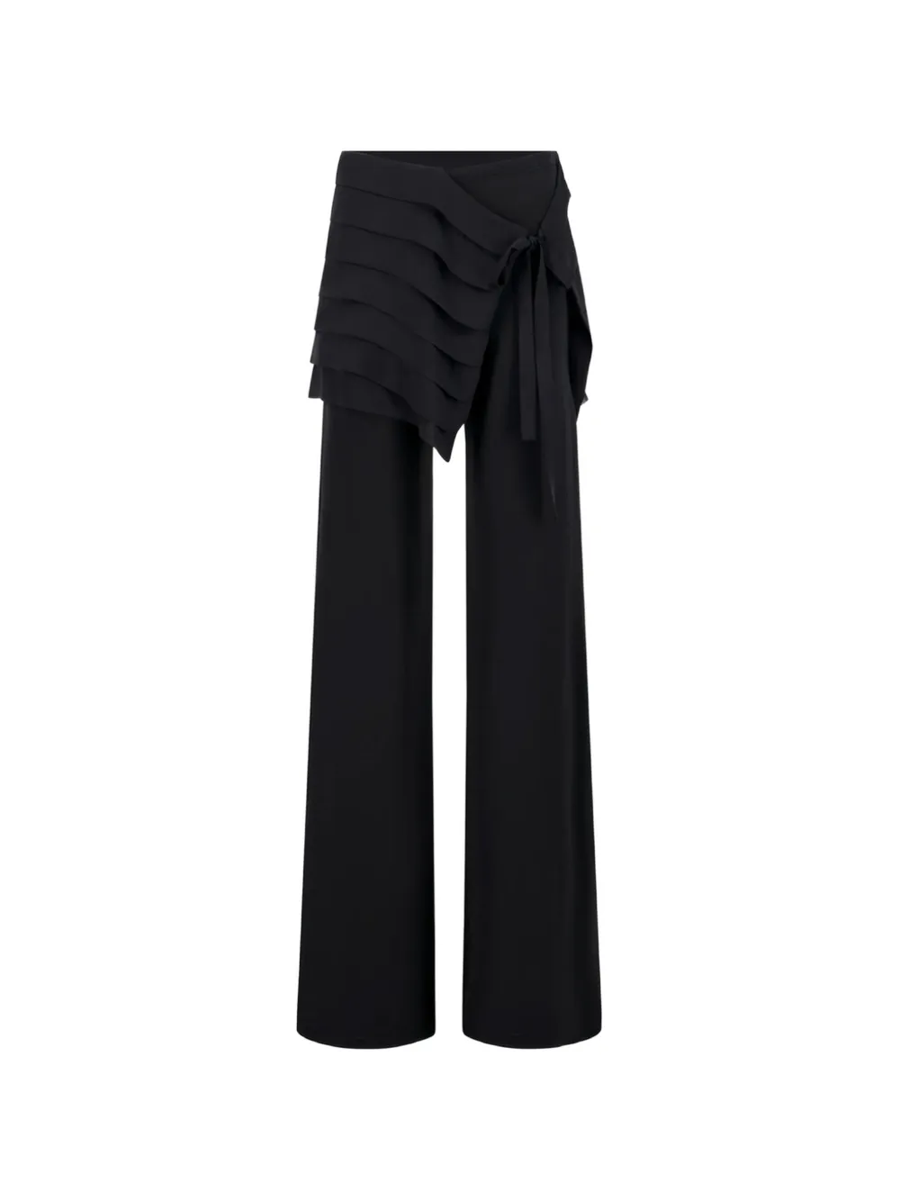 VAILLANT STUDIO Backstage fit-and-flare trousers - Nero
