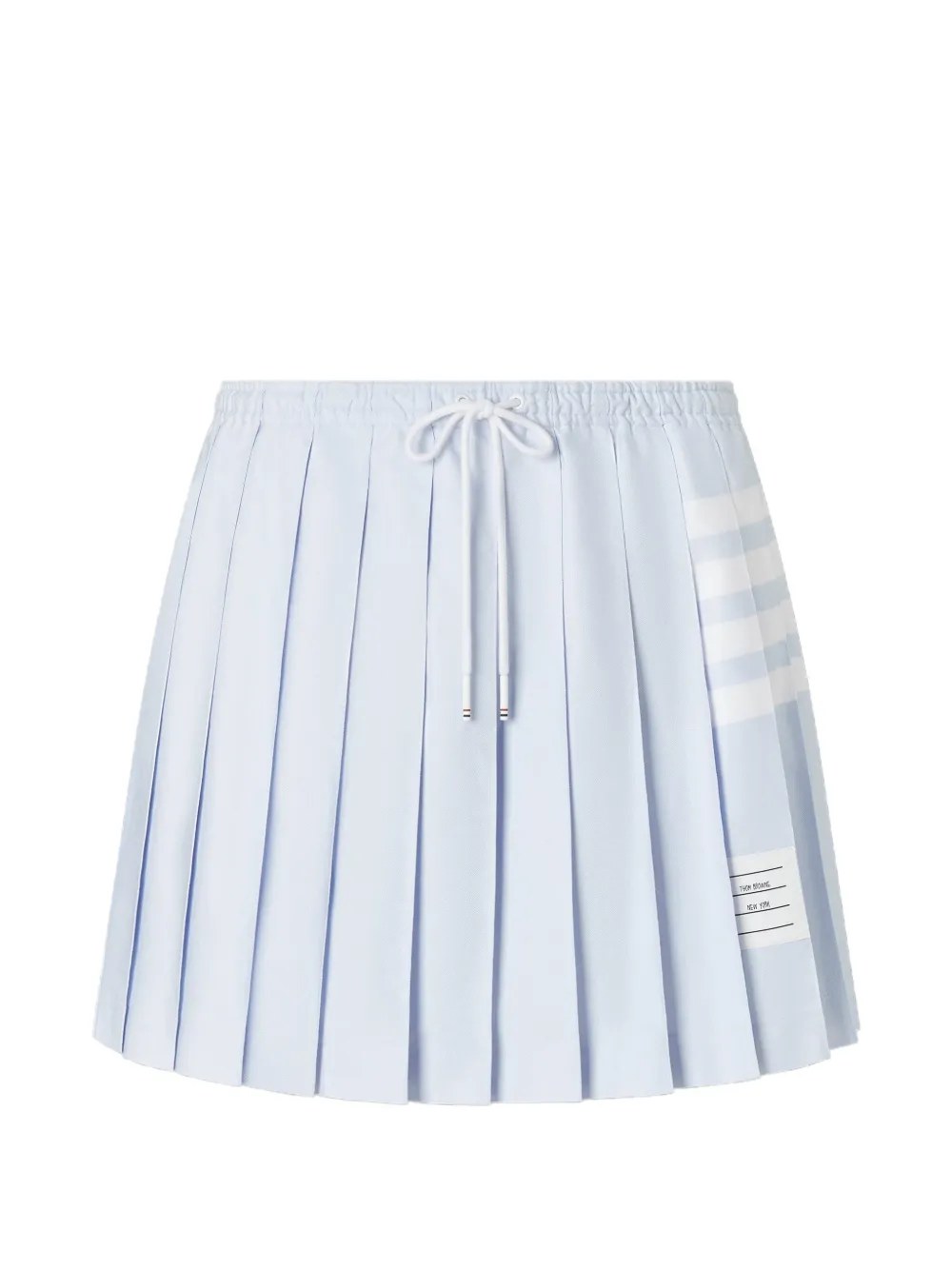 Thom Browne drawstring pleated mini skirt - Blu