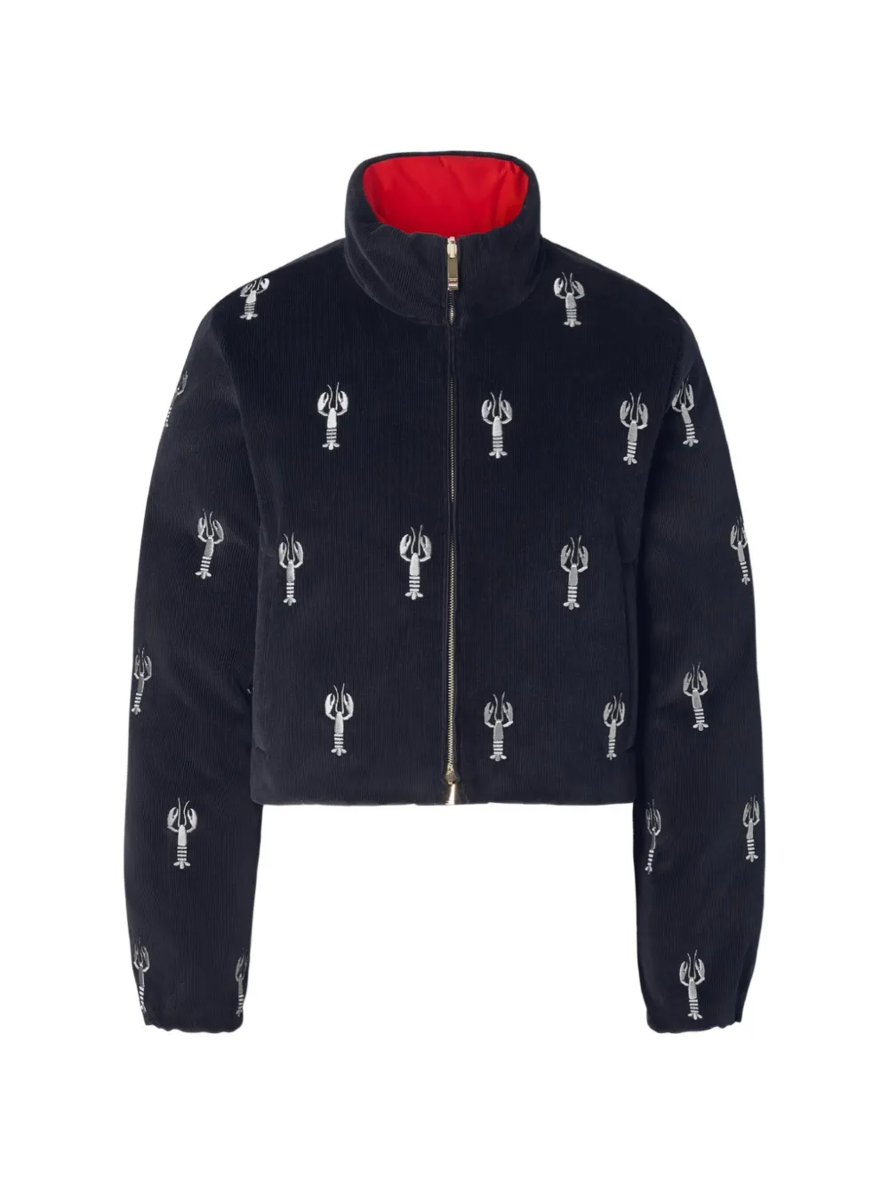 Thom Browne lobster-stitch reversible jacket - Blue