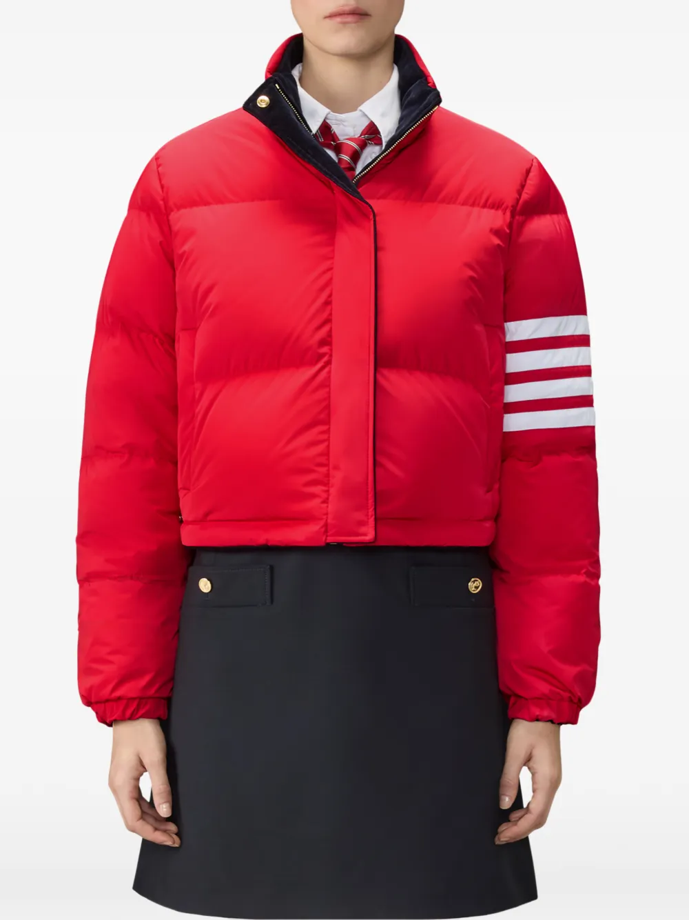 Thom Browne Omkeerbaar jack met kreeft stiksel Blauw