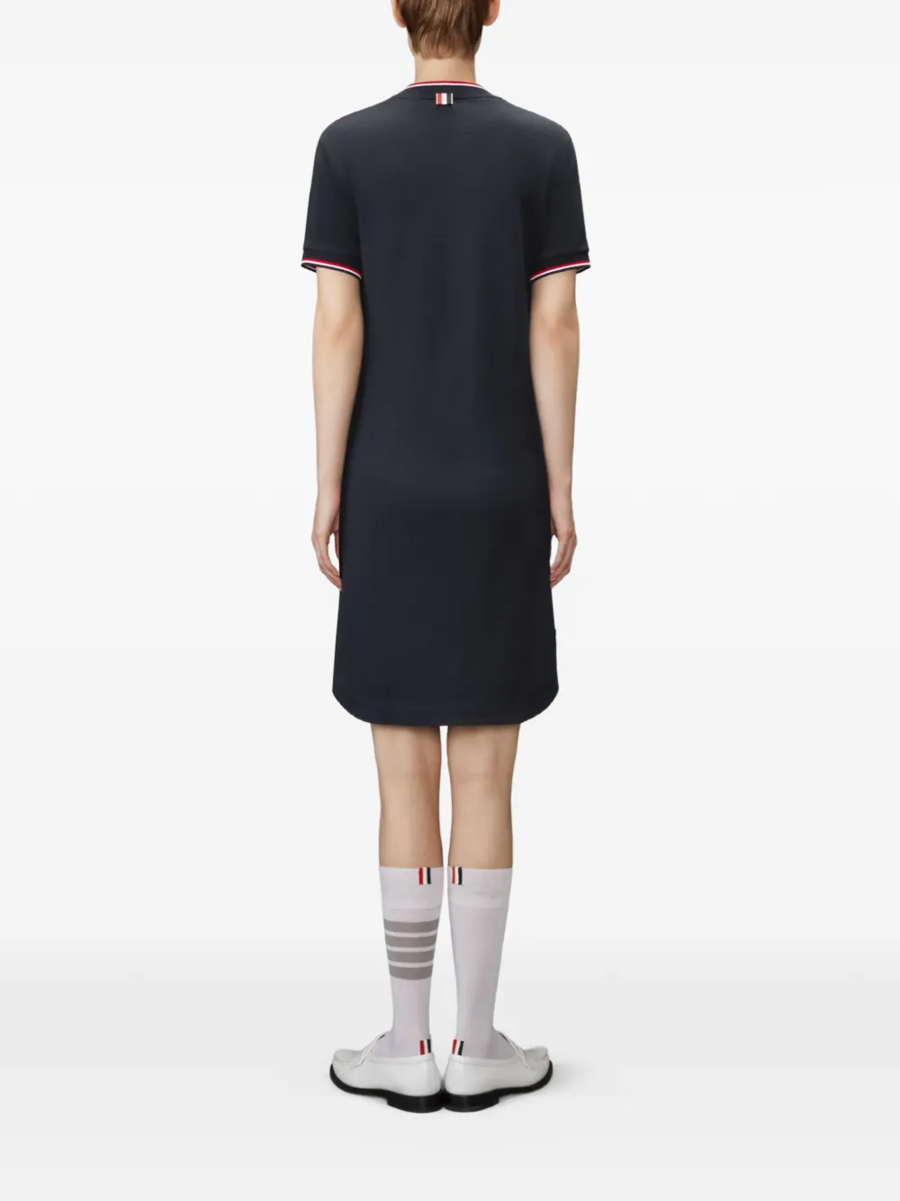 Thom Browne Pique Dolman mini-T-shirtjurk Blauw