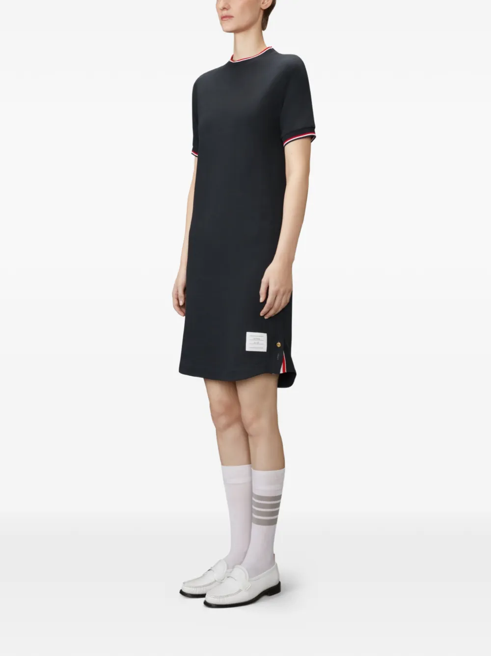 Thom Browne Pique Dolman mini-T-shirtjurk Blauw