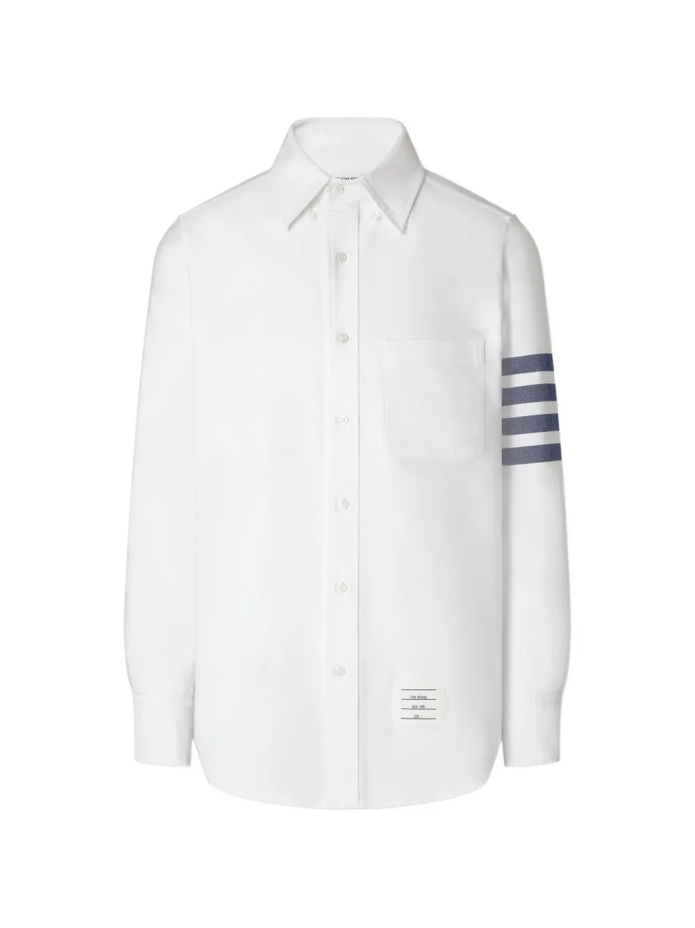 Thom Browne Camicia Oxford con dettaglio a 4 righe - Bianco