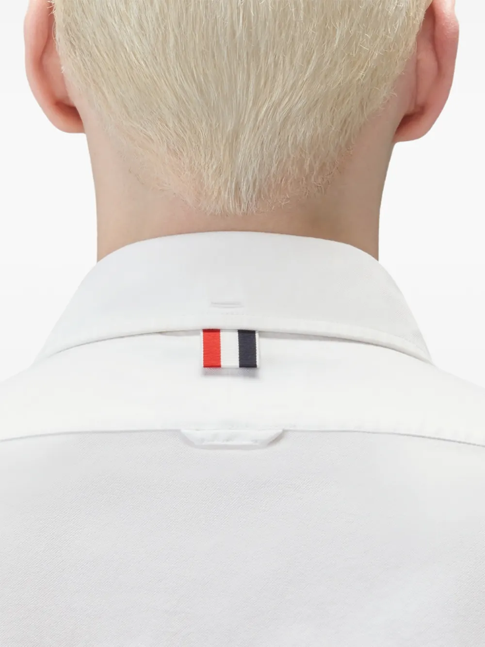 Thom Browne Overhemd met vier strepen Wit