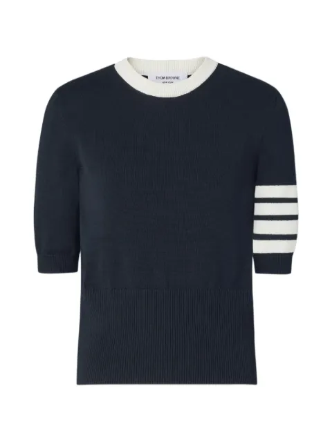 Thom Browne jersey Hector intarsia 4-Bar T-shirt
