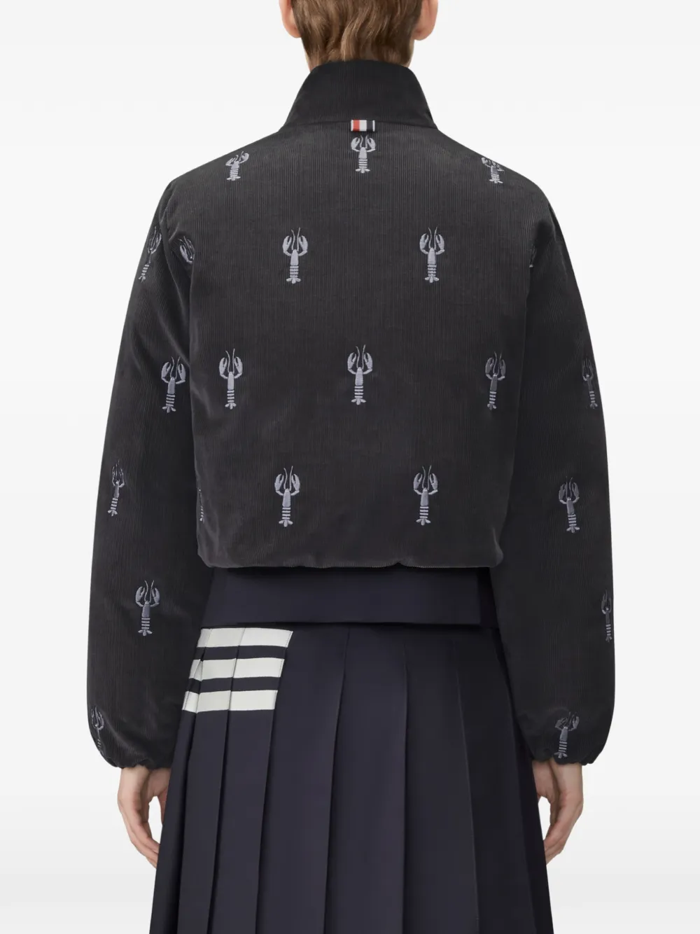 Thom Browne Omkeerbaar jack met kreeft stiksel Grijs