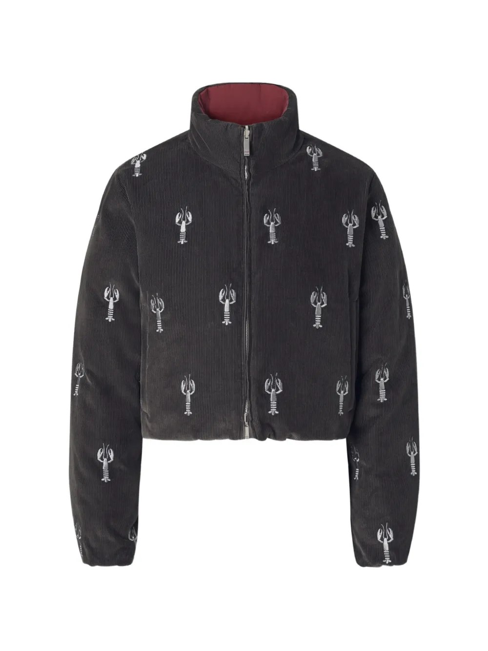 Thom Browne Wendbare Jacke mit Hummerstich - Grau