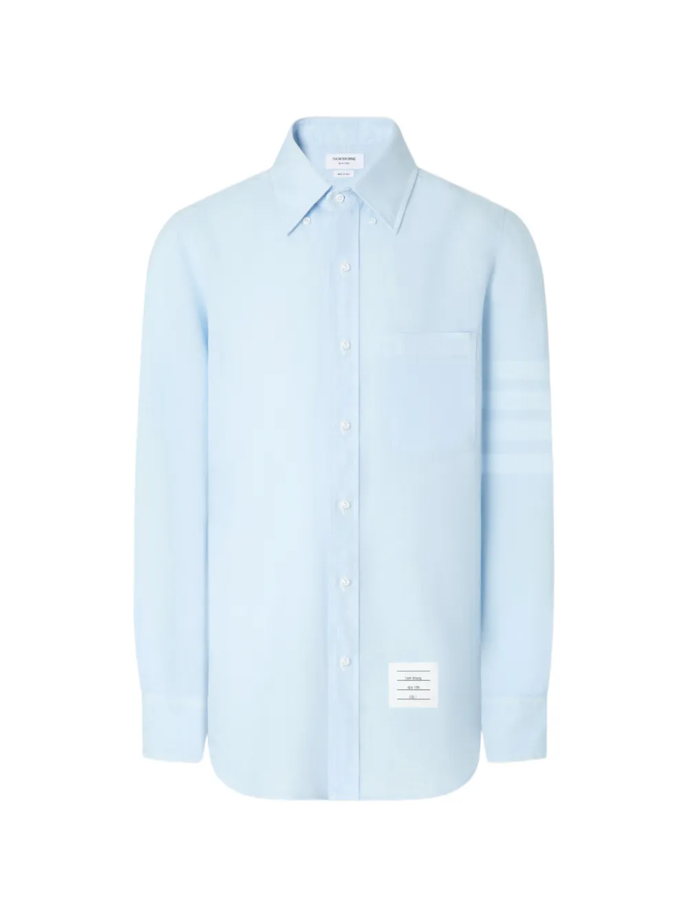 Thom Browne Camicia con dettaglio a righe - Blu