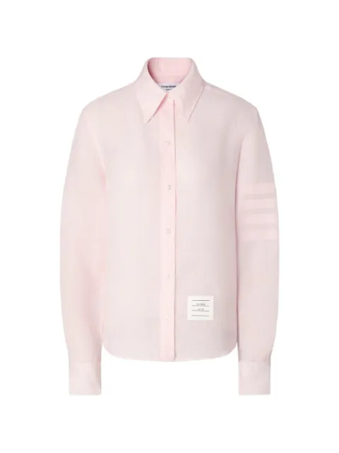 Thom Browne linen 4-Bar shirt