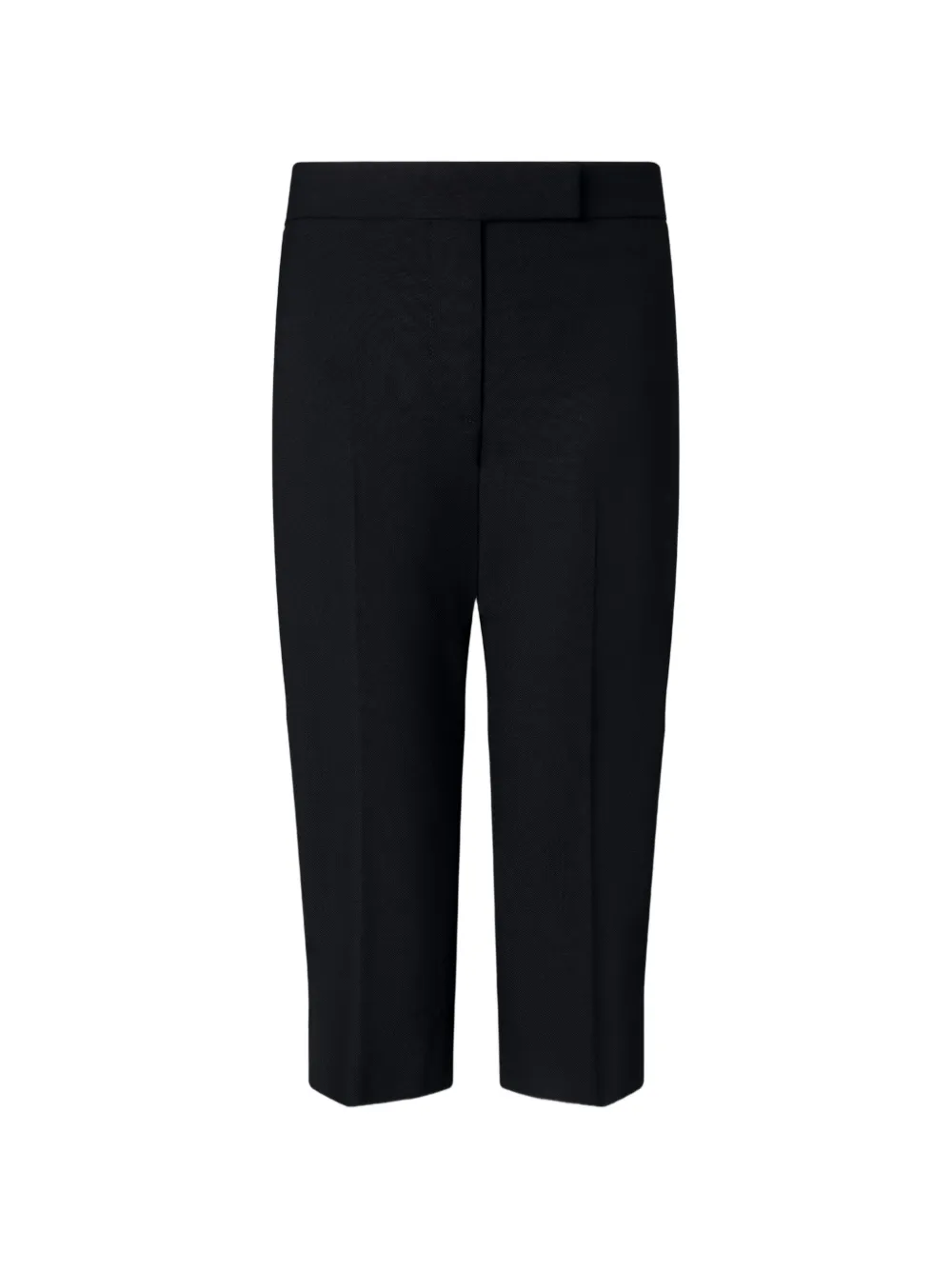 Thom Browne Hopsack Suiting cropped broek Zwart