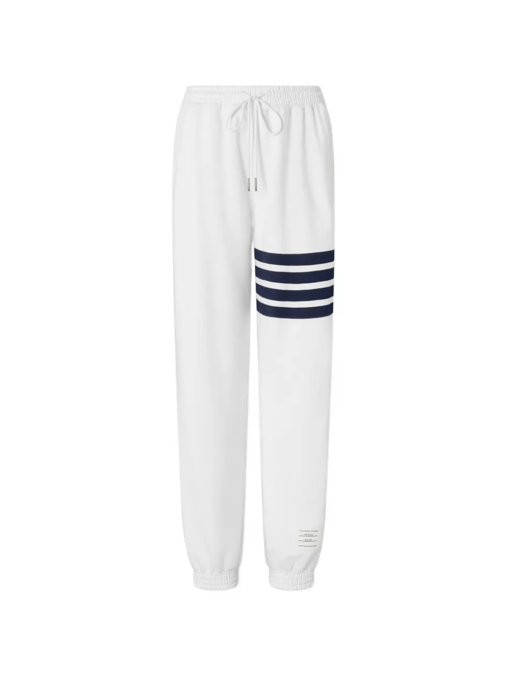 Thom Browne 4-Bar piping track pants - Bianco