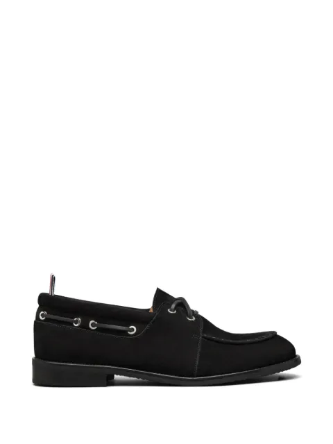 Thom Browne suede boat shoes