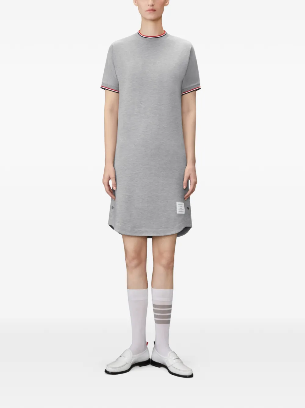 Thom Browne Pique Dolman mini-T-shirtjurk Grijs