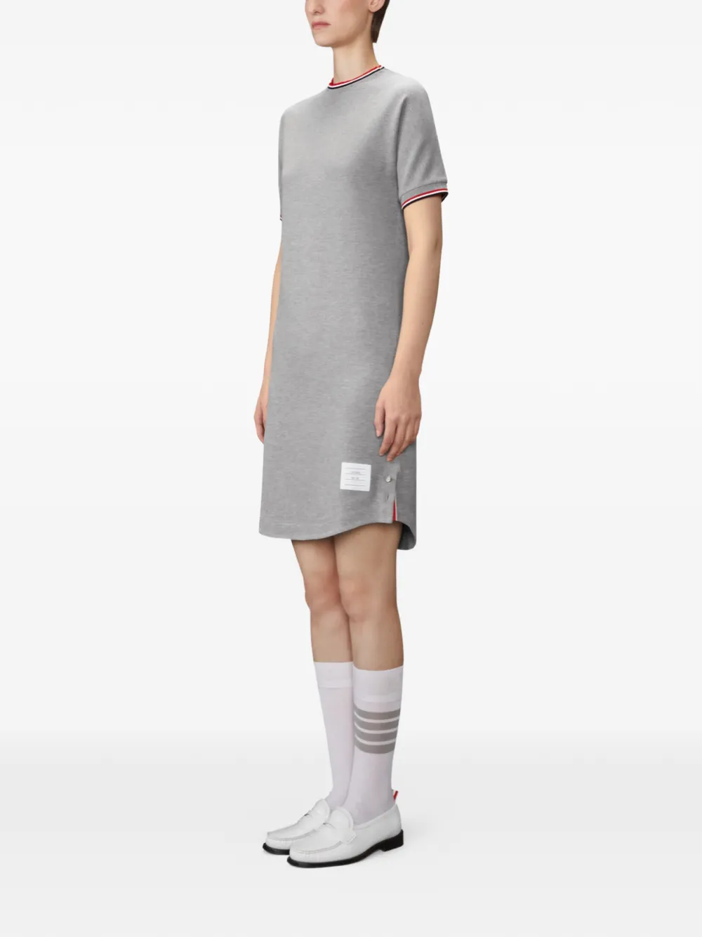 Thom Browne Pique Dolman mini-T-shirtjurk Grijs