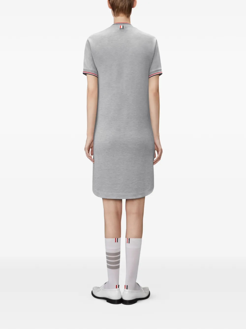 Thom Browne Pique Dolman mini-T-shirtjurk Grijs