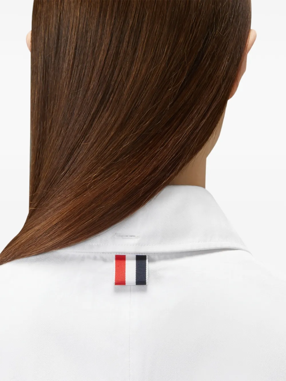 Thom Browne Sailboat blouse met stiksels Wit