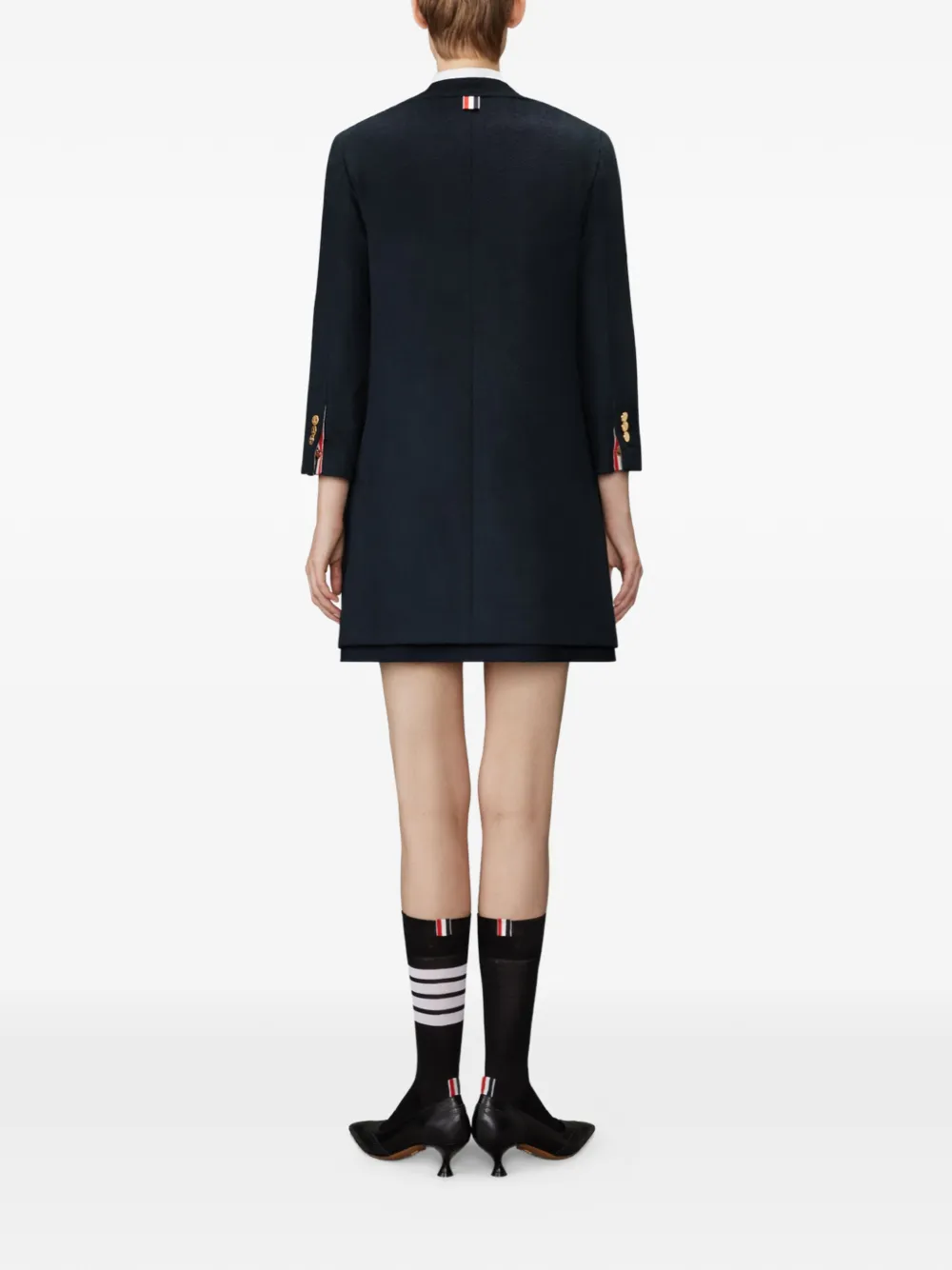 Thom Browne Zibeline vestjas Blauw