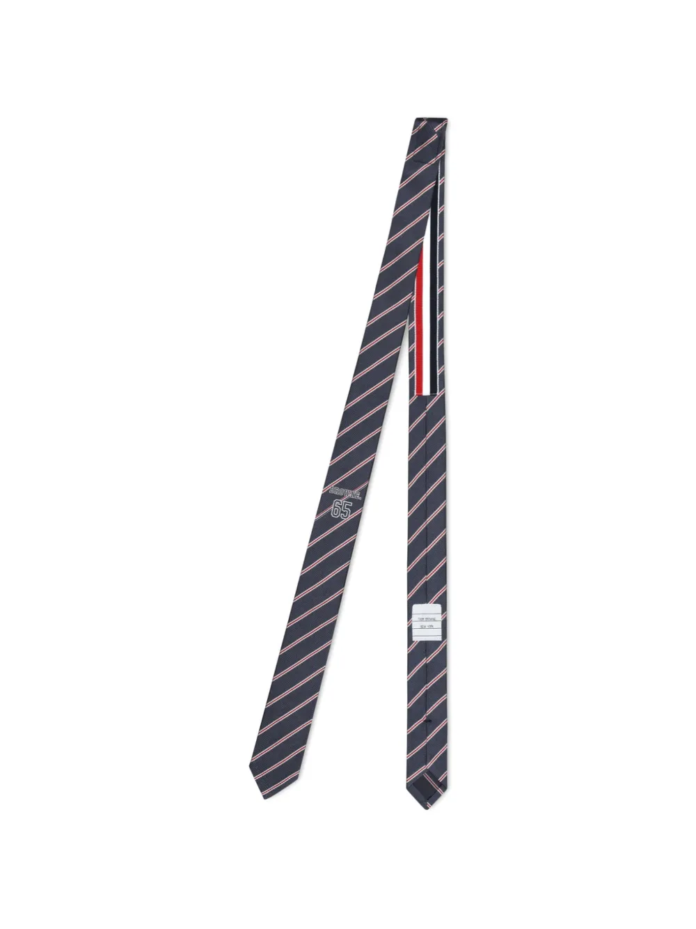 Thom Browne 65 stropdas met jacquard Blauw
