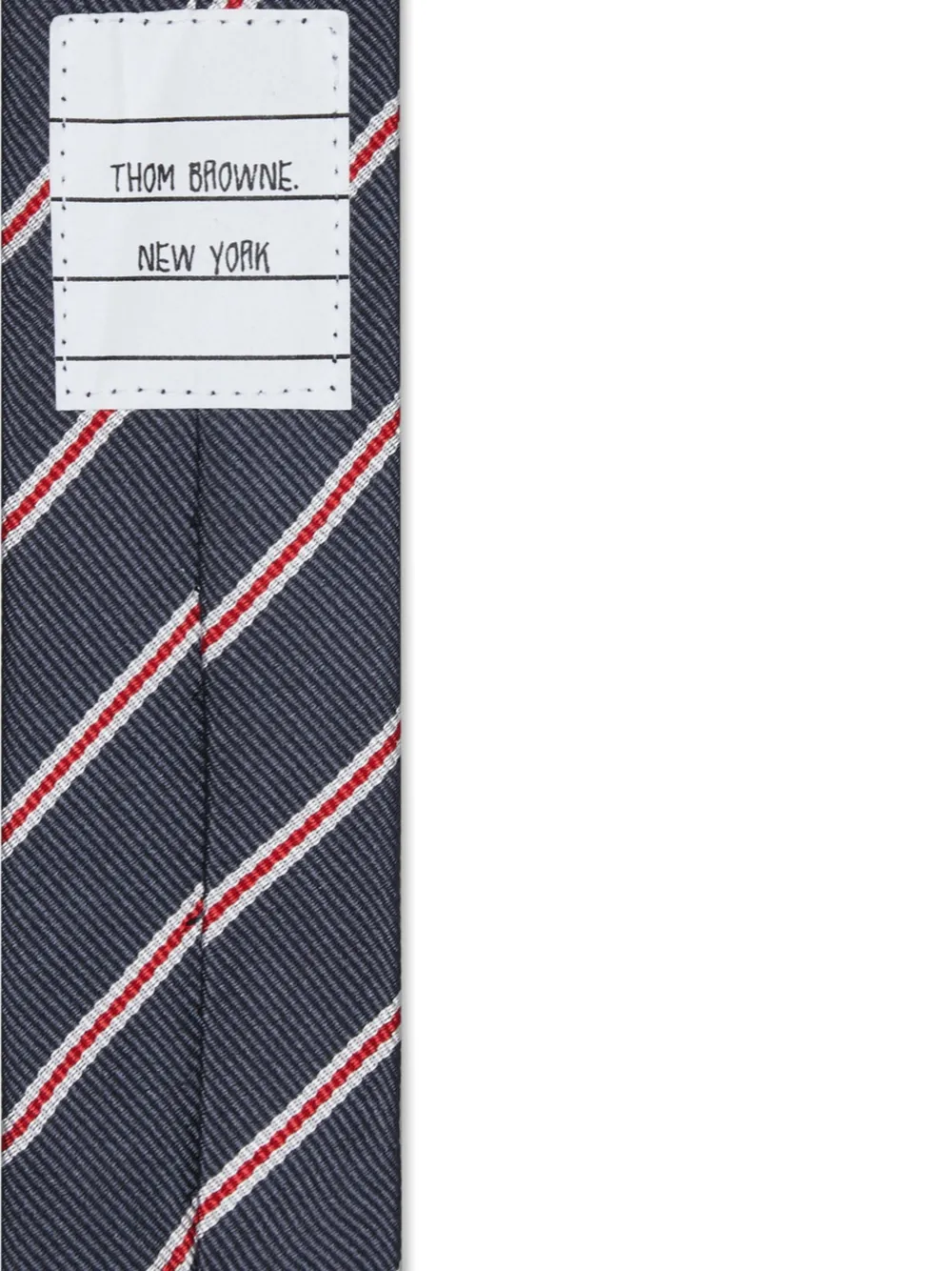 Thom Browne 65 stropdas met jacquard Blauw